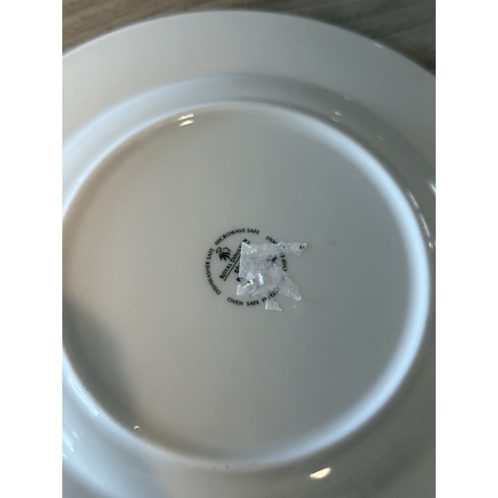 ROYAL DOULTON STUDIO PROVENCE PLAID 2 DINNER & 1 SALAD PLATE As Is - Picture 11 of 13